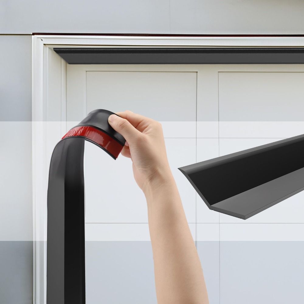 Weatherproof Garage Door Sealing Strip 100CM Weather Stripping Professional Top and Sides Seal