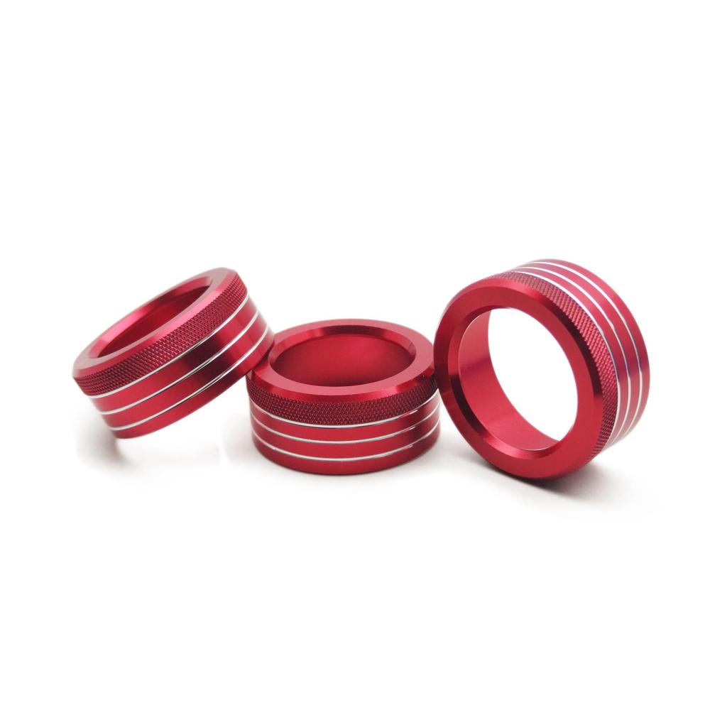 Decorative AC Knob Ring for GT86/Subaru BRZ - Fits 20 Models with Logo On Center Console.