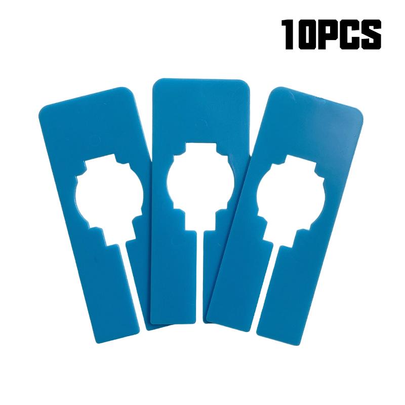 

10 шт. прямоугольных разделителей для шкафа, органайзеры для одежды, разделители для вешалок для одежды для дома синий