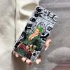 One Pieces Luffys Zoro Phone Case For iPhone 17 16e 16 15 14 13 12 11 Mini Air Pro Max XR XSMax Plus Transparent Soft Back Cover