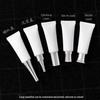 10g White Cosmetic Soft Tube, 10ml Empty Plastic Bottle, Small Capacity Trial Size