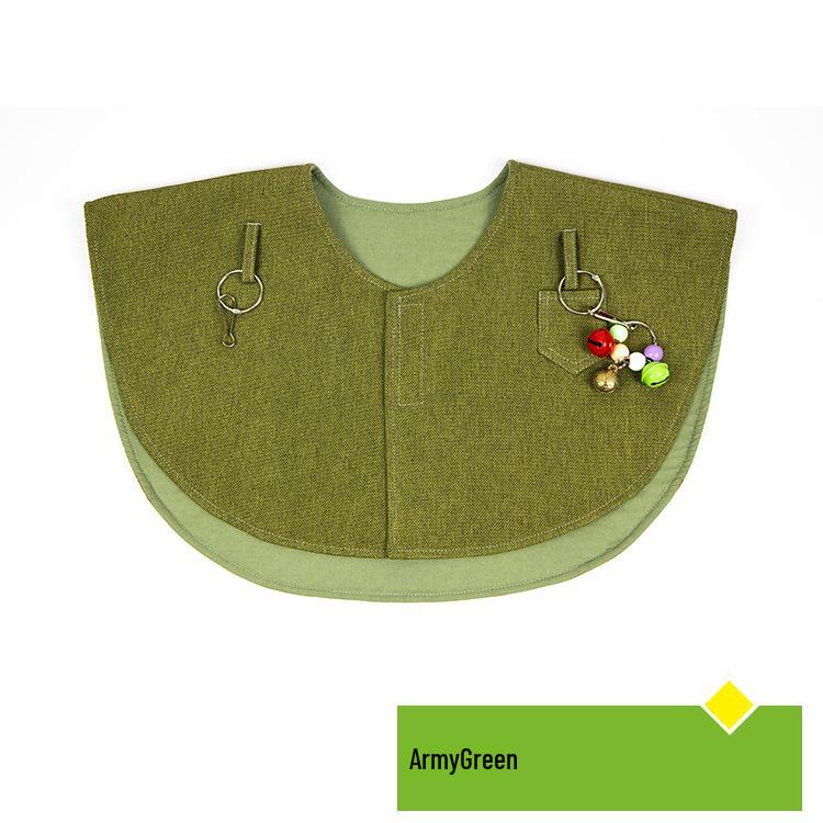 Parrot Diaper Nappy & Shawl Protector: Anti-Scratch/Bite Peony Design for Budgie & Cockatiel