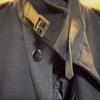 Used Good Condition P.S.FA Perfect Suit Stainless Steel Collar Coat Plaid Pattern