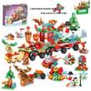 24-Day Christmas Countdown Surprise Building Block Set – Small Gifts & Desktop Ornaments