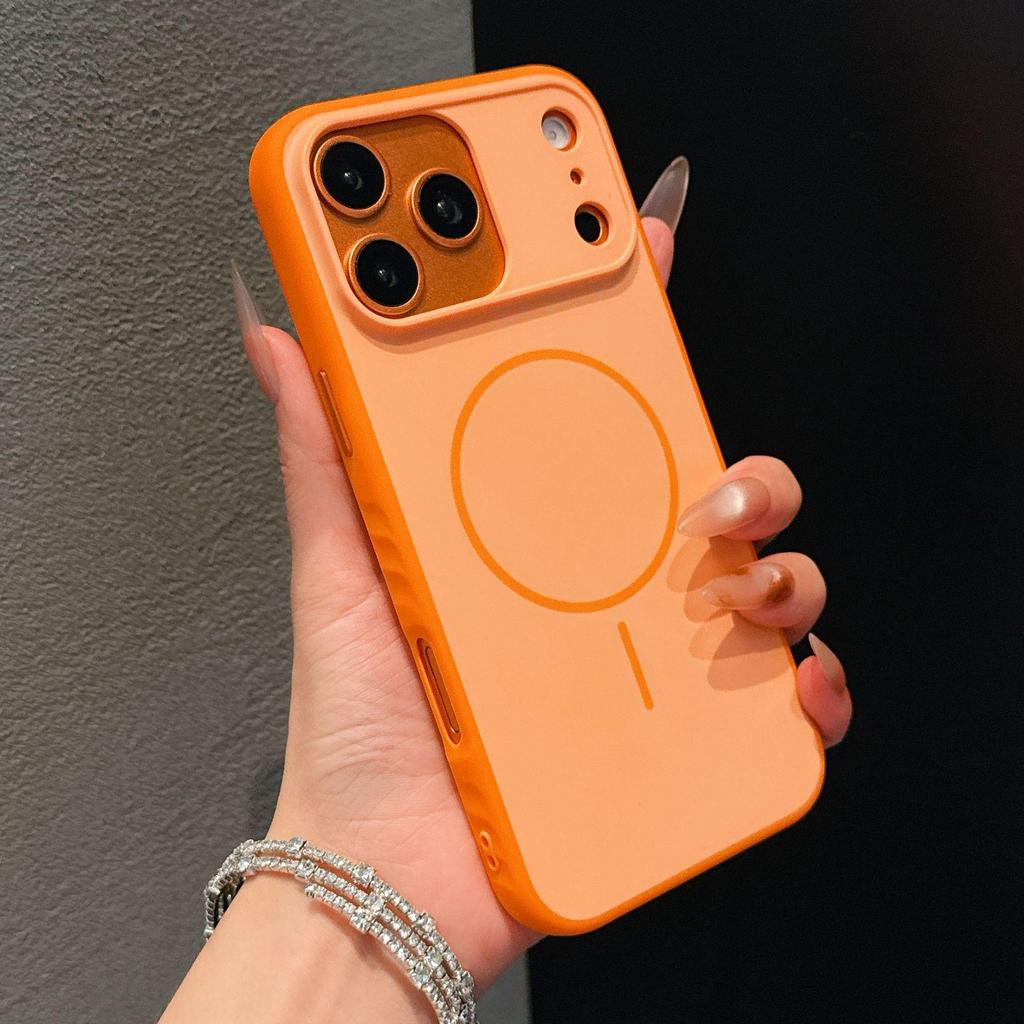 iPhone 17 Pro Max Matte Two-tone Magnetic Non-slip Protective Case