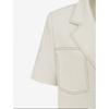Cc Collect Half Sleeve Color Stitched Crop Jacket C262msf135