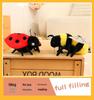 Soft and Realistic Insect Plush Toys: Butterfly, Ladybug, Bee Doll, Spider Gift for Kids