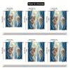 2 Pcs Cute Cat Print Curtains  Suitable for Bedroom  Living Room Kitchen Decoration  Home Decoration  Window Decoration