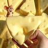 Jouet fromage Squishy Simulation Fromage Beurre Ball à presser Fidget Jouet Drôle Balle anti-stress Rebond lent Soulagement Jouet doux