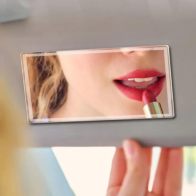 Universal Car Sun Visor Makeup Mirror Auto Stainless Steel Portable Mirror Car Sun-Shading Visor HD Mirrors Interior Accessories Interior Mirrors6