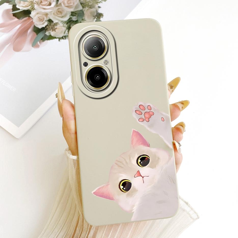 For Realme C67 4G Case RMX3890 Cute Rabbit Cartoon Cover Soft Silicone Case For Realme 12 Lite C 67 RealmeC67 4G Back Cover Bags