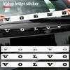 3D ABS Letter Emblem Badge Car Trunk Tailgate Logo Sticker for XC60 XC90 S60 S90 V60 V90 V40 S80 Auto Exterior Accessories