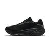 GUARD Cushioned Slip-Resistant Abrasion-Resistant Breathable Low-Top Running Shoes Unisex Black Silver S28240-1