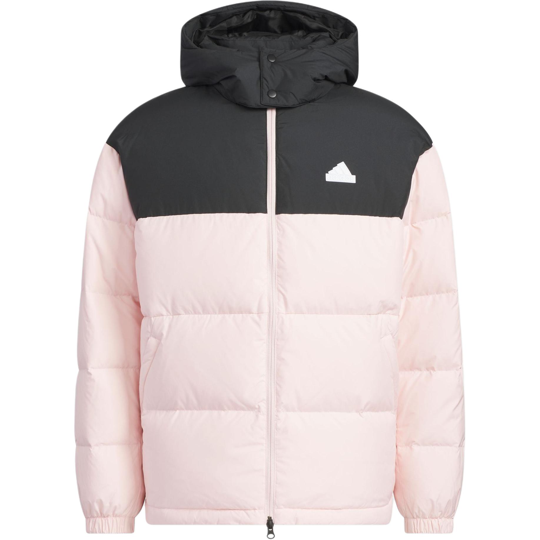 adidas UNISEX DOWN JACKET Black Light Pink JM9134 L
