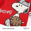 Snoopy Boys' Baseball Boy Faux Two-Piece Long Sleeve T-Shirt