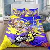 Cartoon Game S-Splatoon Duvet Cover Pillowcase Bedding Set Pillowcase Queen Bed Comforter Sets Quilt Cover Fashion Art Duvet