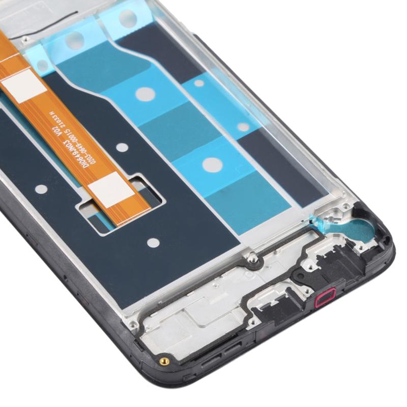 Für Realme 6i (Indien)/6S/Narzo RMX2002 Klasse S OEM LCD-Bildschirm und Digitizer-Baugruppe+Rahmen Teil (ohne Logo)