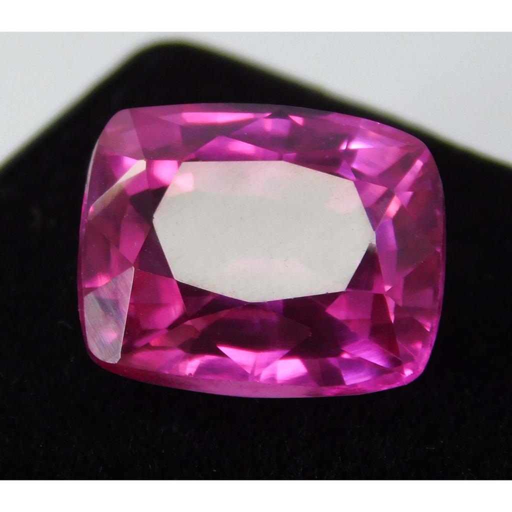 Natural CERTIFIED 10 Ct Ruby Pink Loose Gemstone Cushion Cut Earring Size Gem A-1257