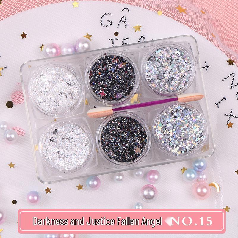 Bling Eye Makeup Stickers: Glitter Stars & Pearlescent Gel Eyeshadow for Fairy Stage Sparkle