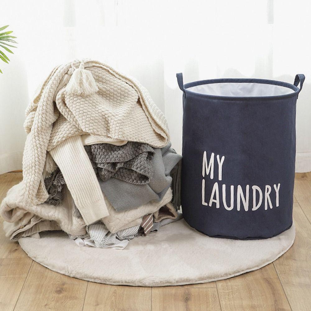 Moisture-Proof Household Round Band Storage Bag Clothes Storage Storage Basket Clothes Bag