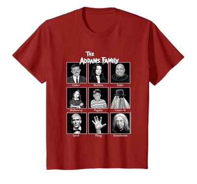 The Addams Family Portraits T-Shirt