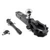 Trailer Hitch Arm Cast Steel with Hook Locking Towing Accessory