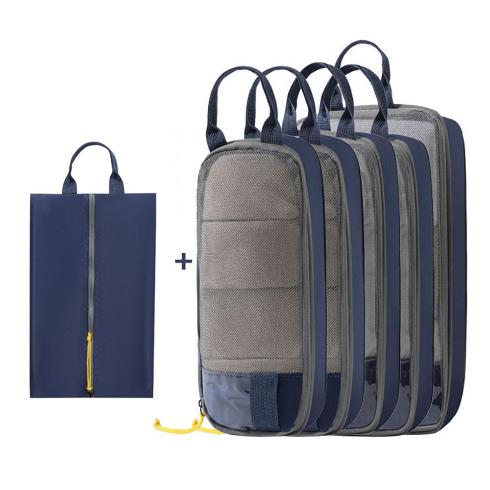 LXSN-000680 6PCS Compression Packing Pouches Set Oxford Cloth Storage Bags