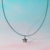 Jbans Classic Antique Sheriff Star Pendant Soft String Necklace (C2501-An859)