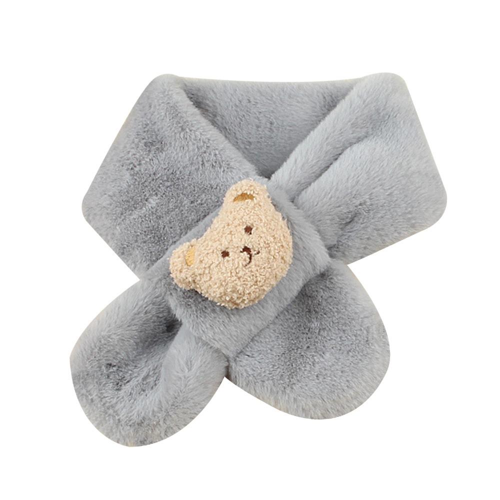Warm Kids Winter Scarf Thick Plush Scarf Fashion Neck Warmer  Baby Boys Girls