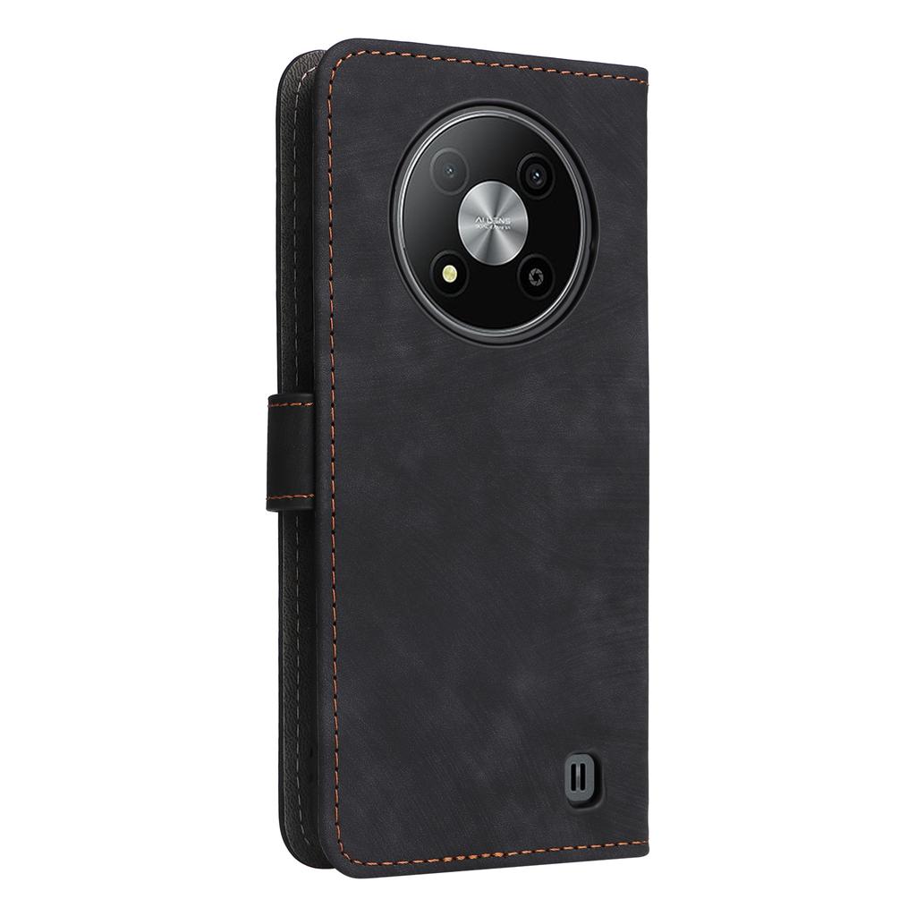 For ZTE Blade A73 Pro 5G/A73 5G/Optus X Pro 5G Case RFID Blocking Card Slots Phone Cover with Hand Strap