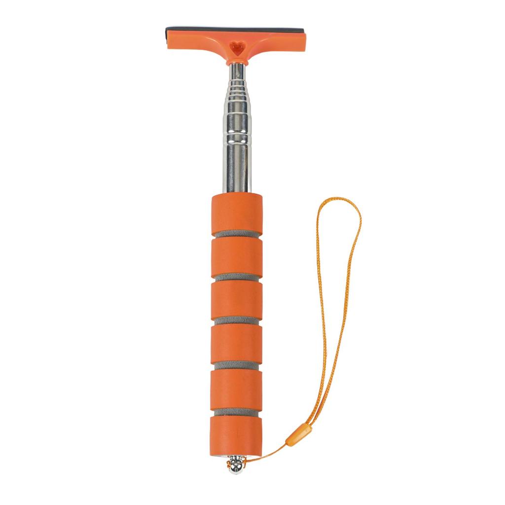 Automatisk spegel-skrapare, Långt handtag för rengöring av spegel