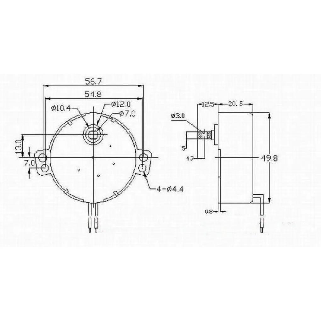 Bringsmart JS-50B(S) BLDC Motor DC Micro Electric Motor 4 Type Shaft Synchronous Brushless Motor 5V 6V 9V 12V 24V DIY Customized
