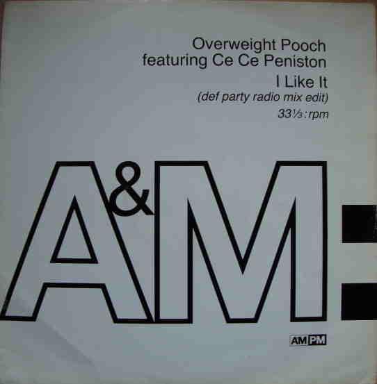 

12inch Record OVERWEIGHT POOCH CE CE PENISTON I Like It AMY847 AM PM 1991 UK Europ Dance Electronica Used