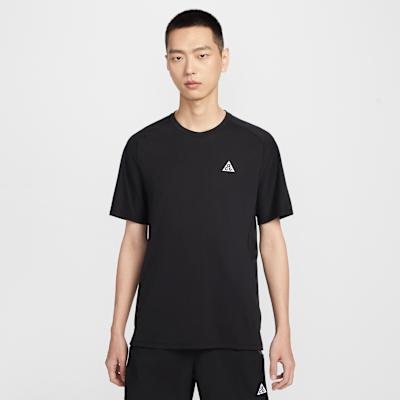 Nike ACG T Shirts Men s Black Crew Neck Moderate L