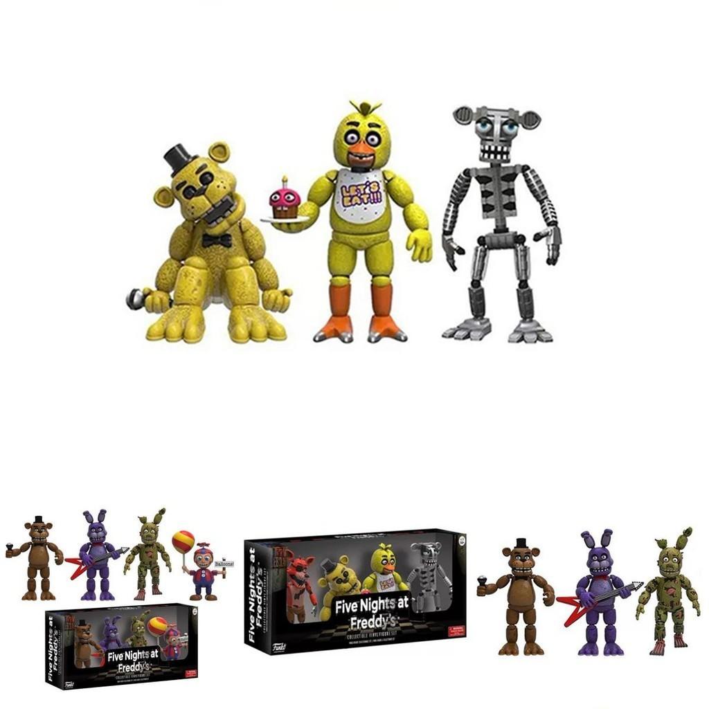 Figurines d'action de collection Five Nights At Freddy's 4 cm Présentant des Designs Uniques Faits à la Main
