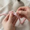 3 Yards Self Adhesive Pearl Chain Flexible DIY Decoration Rhinestone Strip Shiny Apparel Accessory Clothing Decor