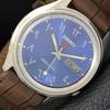 5 AUTOMATIC 7009A VINTAGE JAPAN MENS ARABIC BLUE DIAL WATCH A701667-5 R206c-a701667