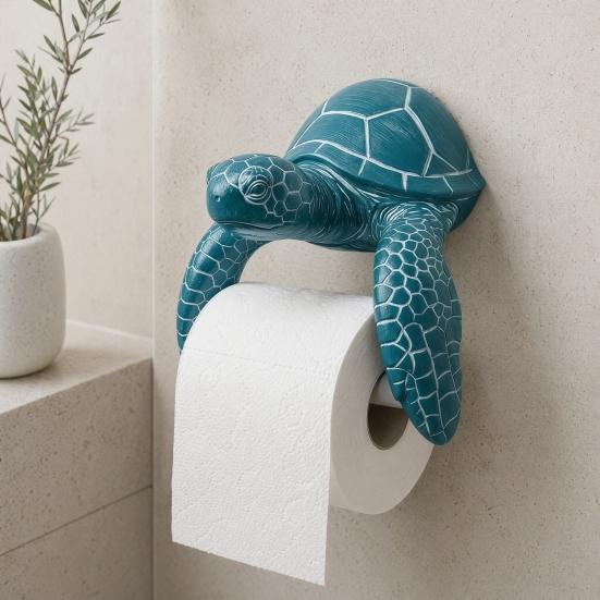 Schildkröte/Hai Toilettenpapierhalter, Wandmontage Rollenhalter, Einfache Montage Wasserdicht Feuchtigkeitsbeständig Toilettenpapierhalter