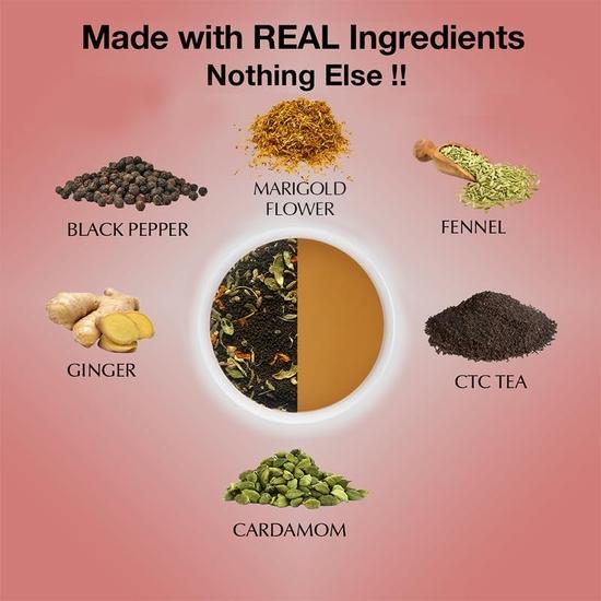 TEA SENSE Bombay Cutting Masala Chai | 800 G | Strong & Aromatic | Assam CTC, Cardamom, Fennel, Dried Ginger, Black Pepper | Chaipatti, Tea Powder