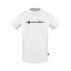 Aquascutum Mens Logo Ribbed Collar T-Shirt