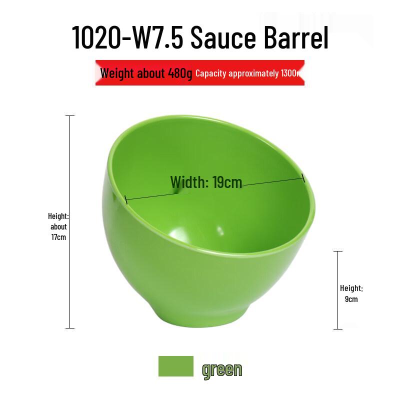 Jingbaodi Melamine Hot Pot Serving Bowls
