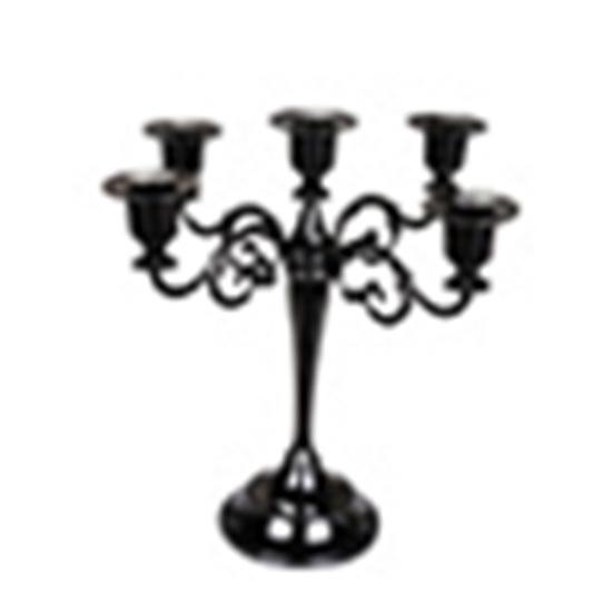 Metal 3/5-Arm Candle Holder Candlestick Romantic Dinner Holiday Wedding Decor