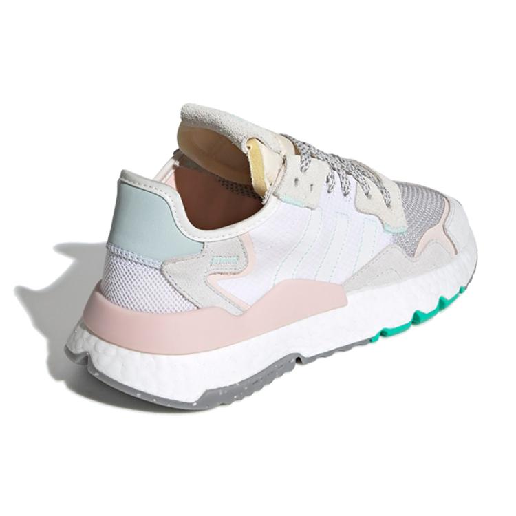 adidas Womens Nite Jogger 'Ice Pink Mint' (women's Sizes) White / Clean Mint / Ice Pink Casual Shoes EF8721