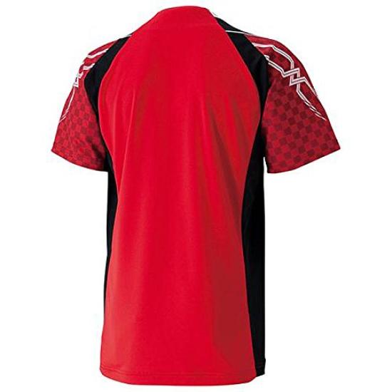 Mizuno Badminton Game Shirt 72MA6003 62 Size S [UNISEX] Red,