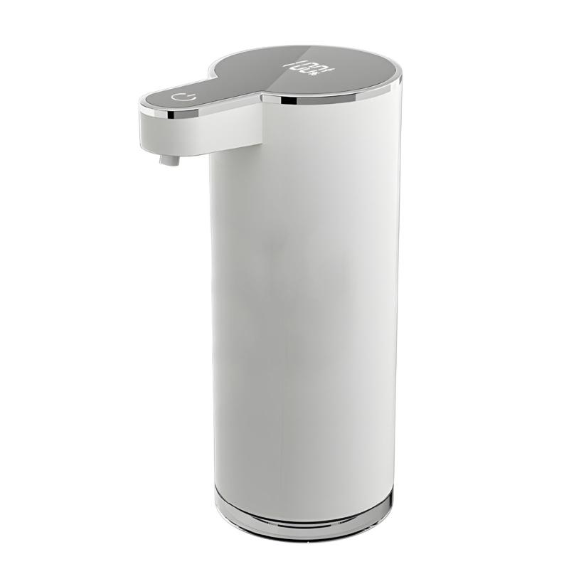 Steel Automatic Soap Dispenser 350ml Large Capacity Rechargeable Operated By Battery белый