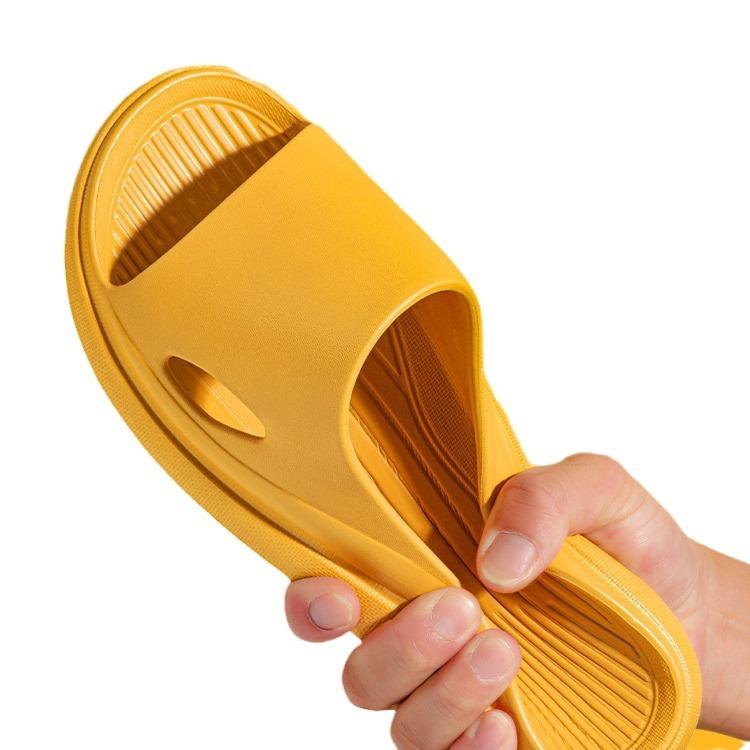 Home Slippers Women's Summer Indoor Non-slip Silent Household Thick-soled Couple Bathroom Bath Soft-soled Men's Cool Slippers