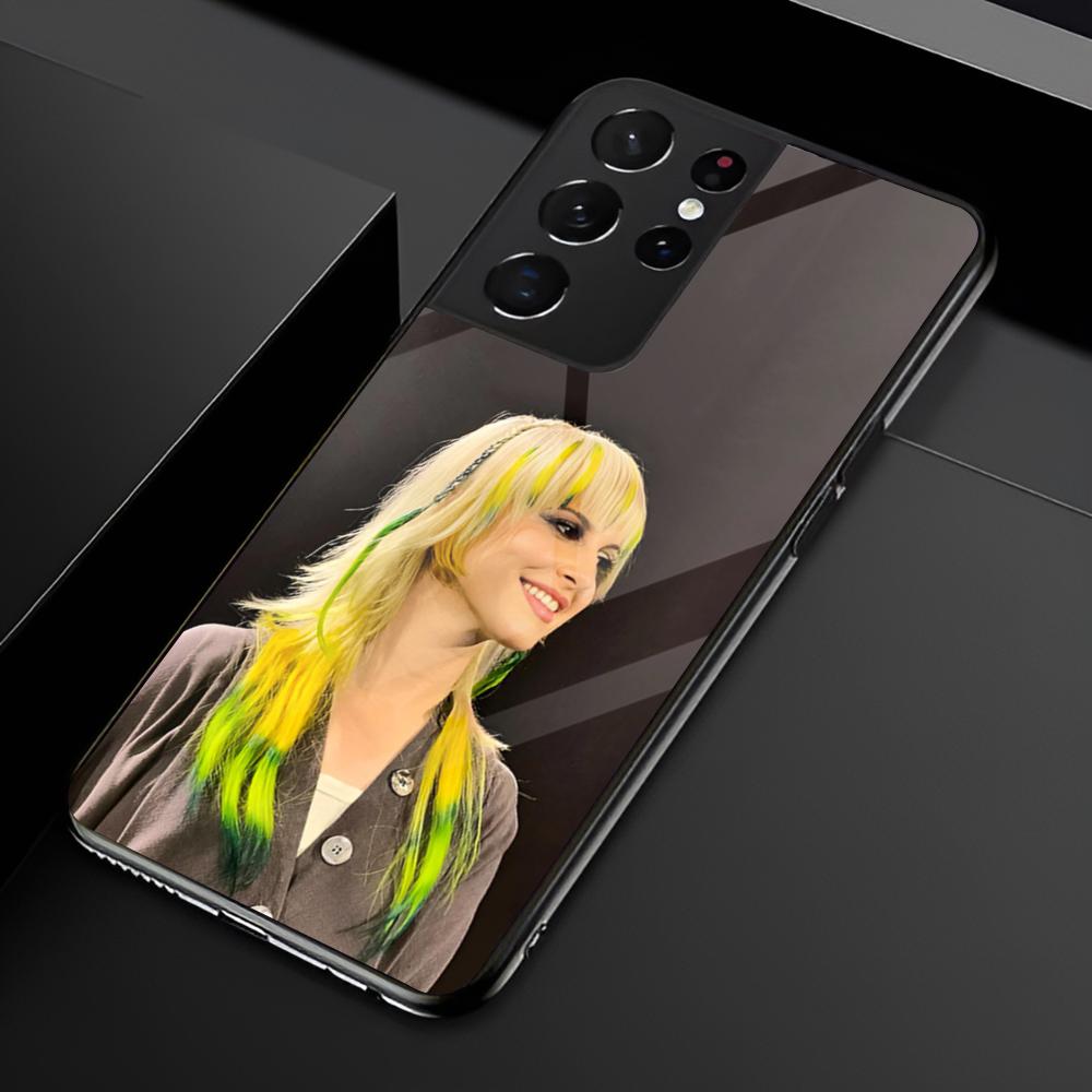 

H-Hayley W-Williams Phone Case For Samsung S25 S24 Ultra 23 Fe 22 Plus Galaxy A54 A55 A16 A13 A24 A15 A25 Glass Cover Samsung S23 Ultra