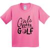 Inktastic Girls Gotta Golf Jugend T-Shirt Sport Kinder Golfen Ballmädchen Zukunft