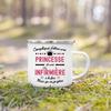Beste Krankenschwester Französisch Bedruckte Emaille Tassen Kaffeebecher Trinken Wein Saft Tasse Dessert Kakao Milch Henkeltasse Bestes Geschenk für Infirmiere
