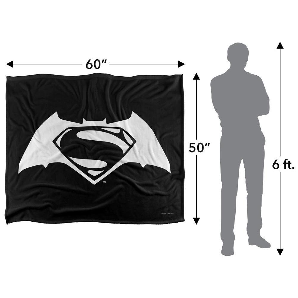 Batman V Superman Logo Blanket